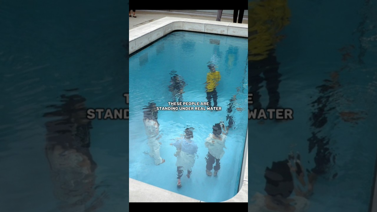 The Swimming Pool Illusion by Leandro Erlich #art #illusion #opticalillusion