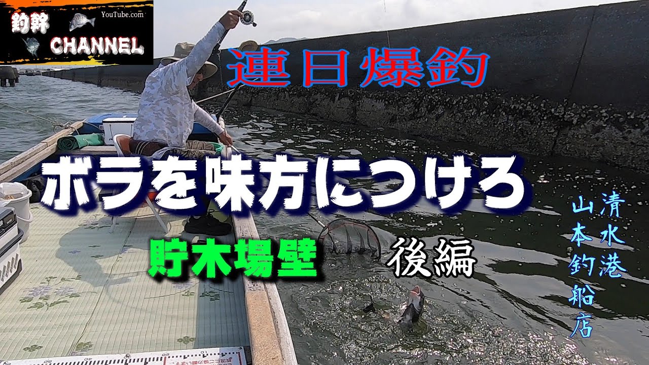 清水港で黒鯛と遊ぼう Vol.82　爆釣の波に乗れるのか 後編