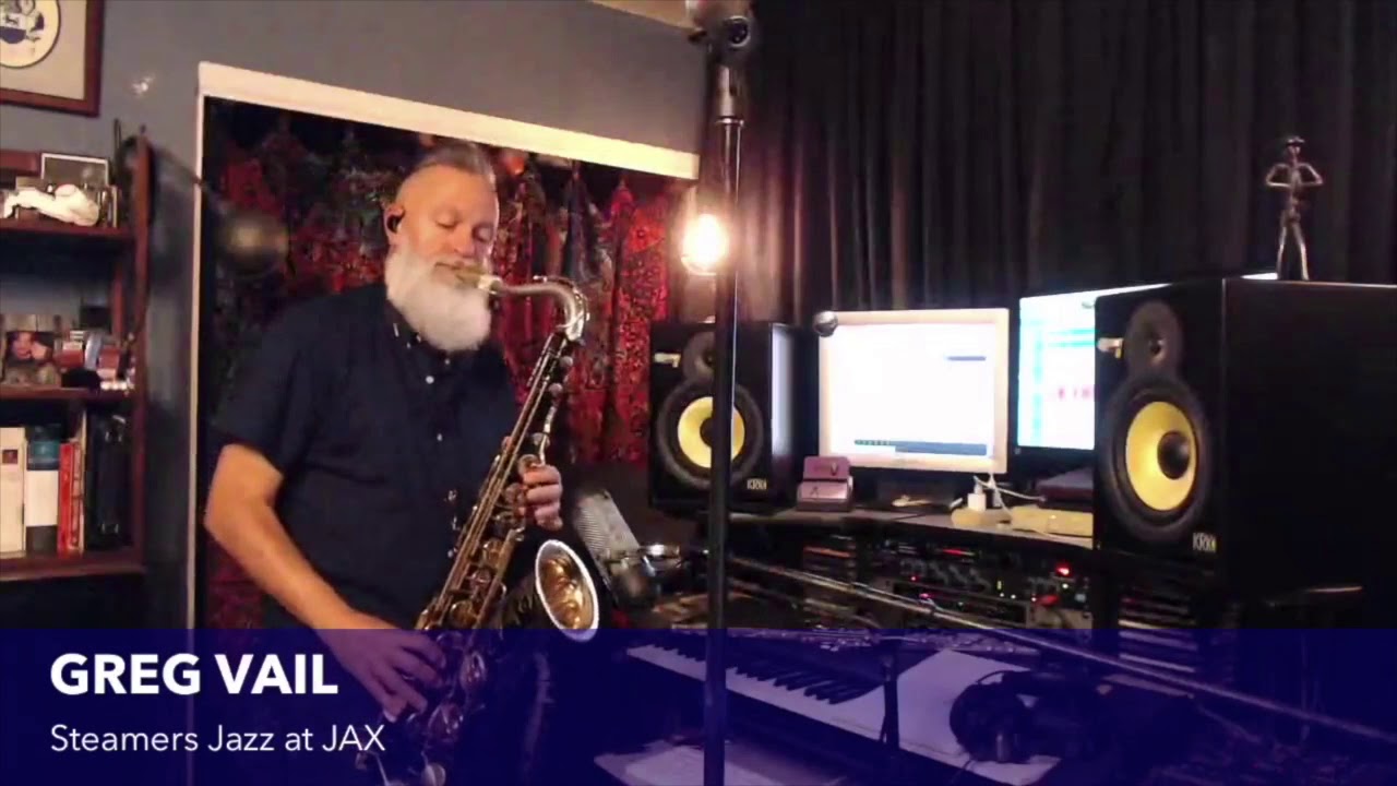 Affirmation Tenor Saxophone Greg Vail Live Stream Steamers Jazz at JAX live broadcast - Goyo Saxo