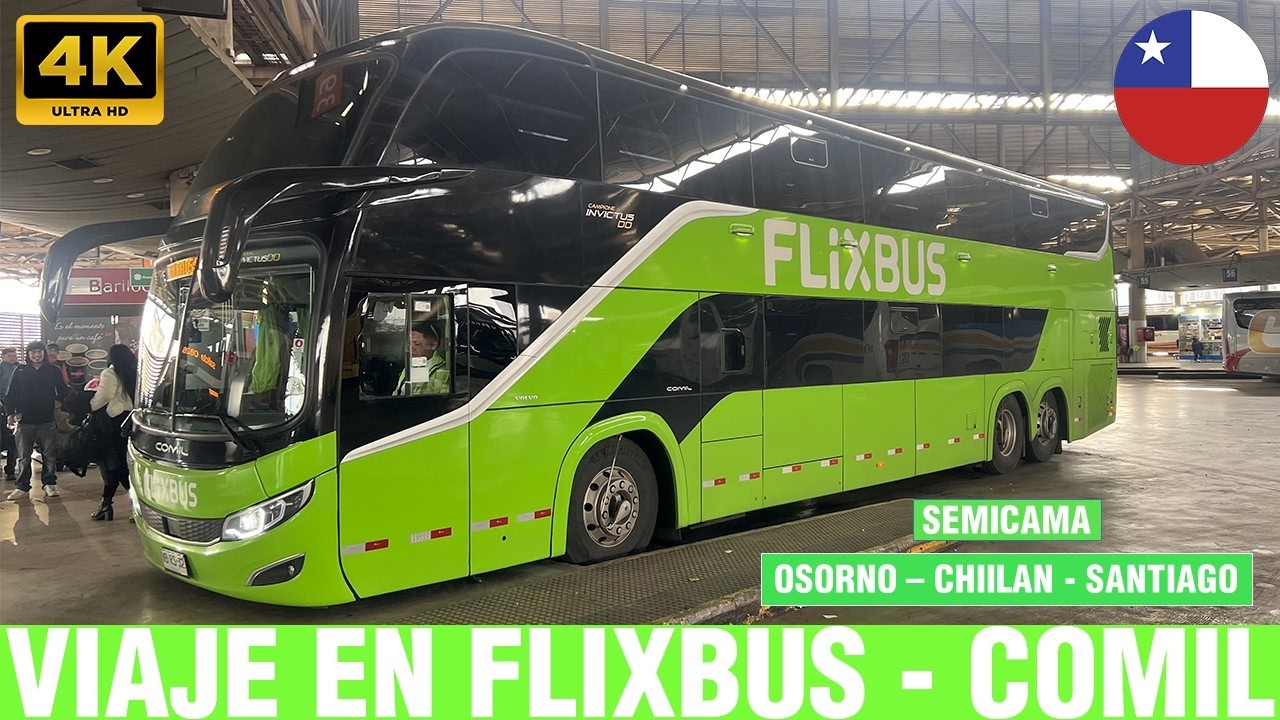 Viajando en Bus | Viaje en FlixBus ¡Osorno - Santiago en Comil Campione Invictus DD 2023!