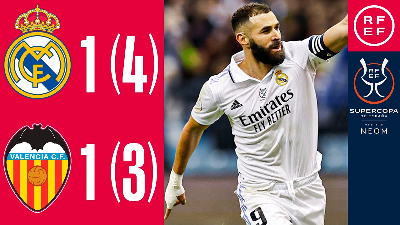 Resumen Supercopa de España | R. Madrid 1-1 (4-3) Valencia CF | Semifinal