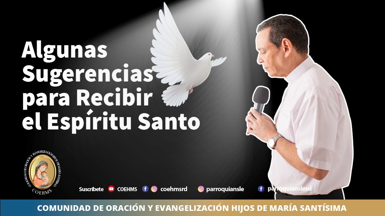 Algunas Sugerencias para Recibir el Espíritu Santo - Rvdo. Padre Darío Bencosme