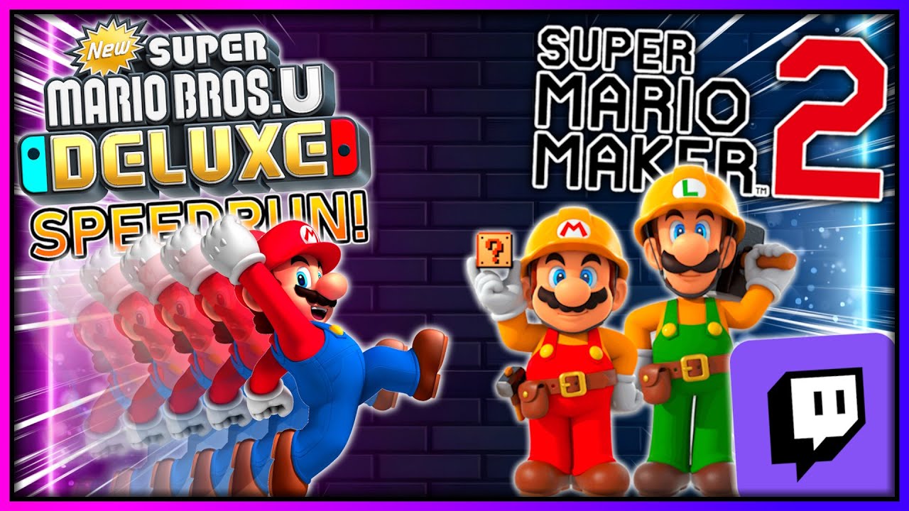 🟣 Super Mario Maker 2 mit euch & NSMBU Speedrun | Twitch Stream vom 20.10.2025