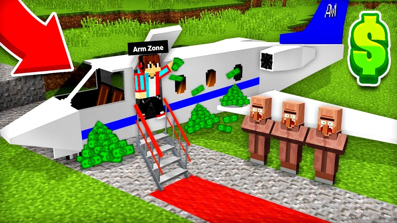 Ինչպես ես դարձա միլիոնատեր!? Arm Zone Minecraft Hayeren