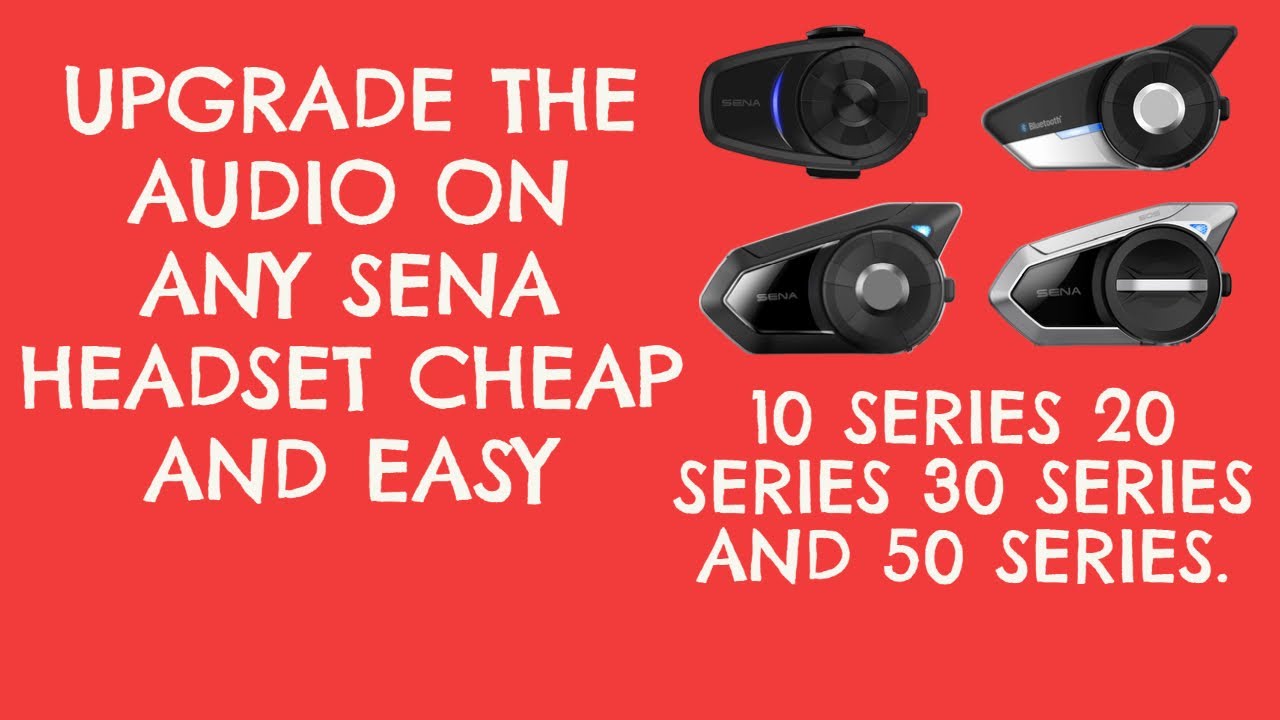 HOW TO GET BETTER AUDIO FROM YOUR SENA HEADSET CHEAP AND EASY.