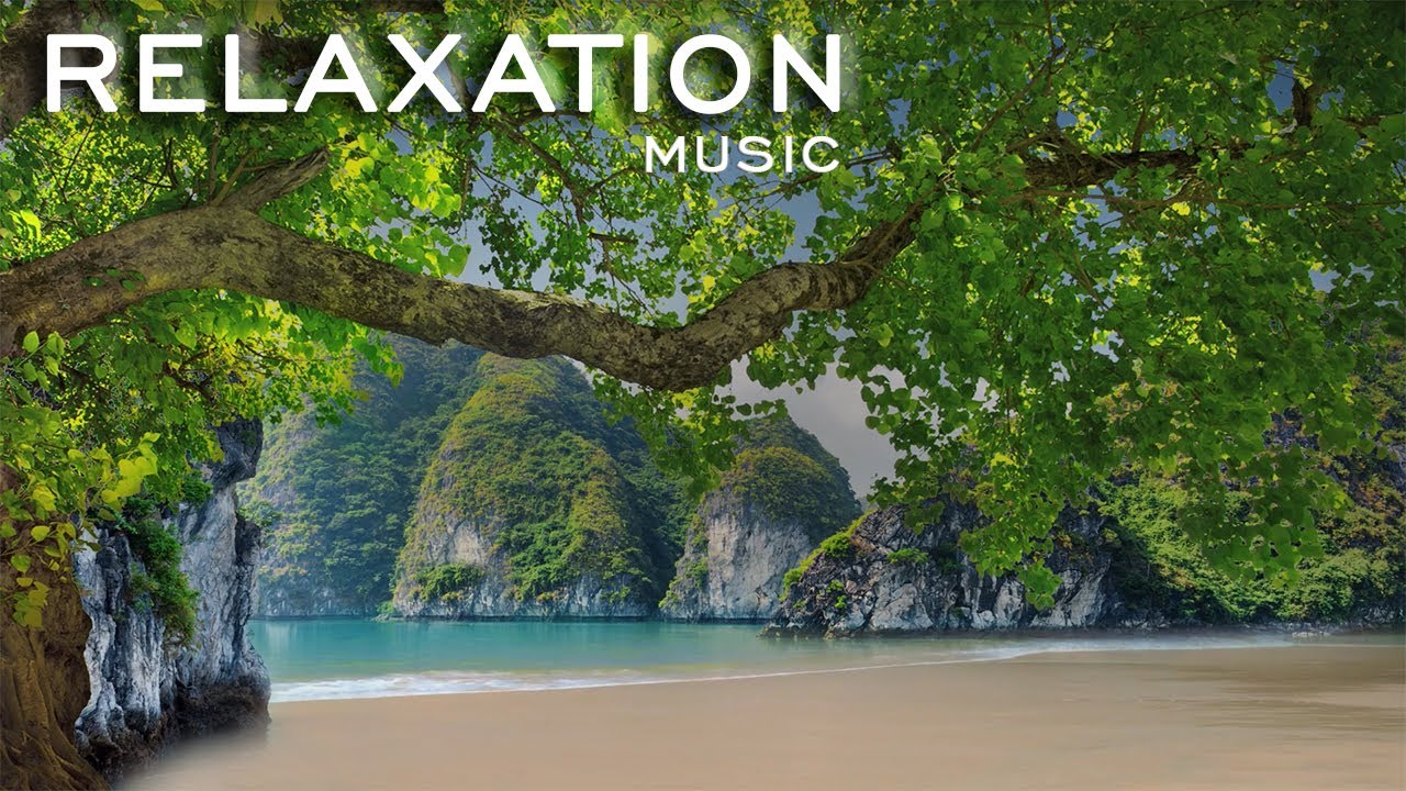 Tepi pantai yang indah menenangkan, Suara gelombang laut🎼, Sejuk - Relaxation music - Video HD