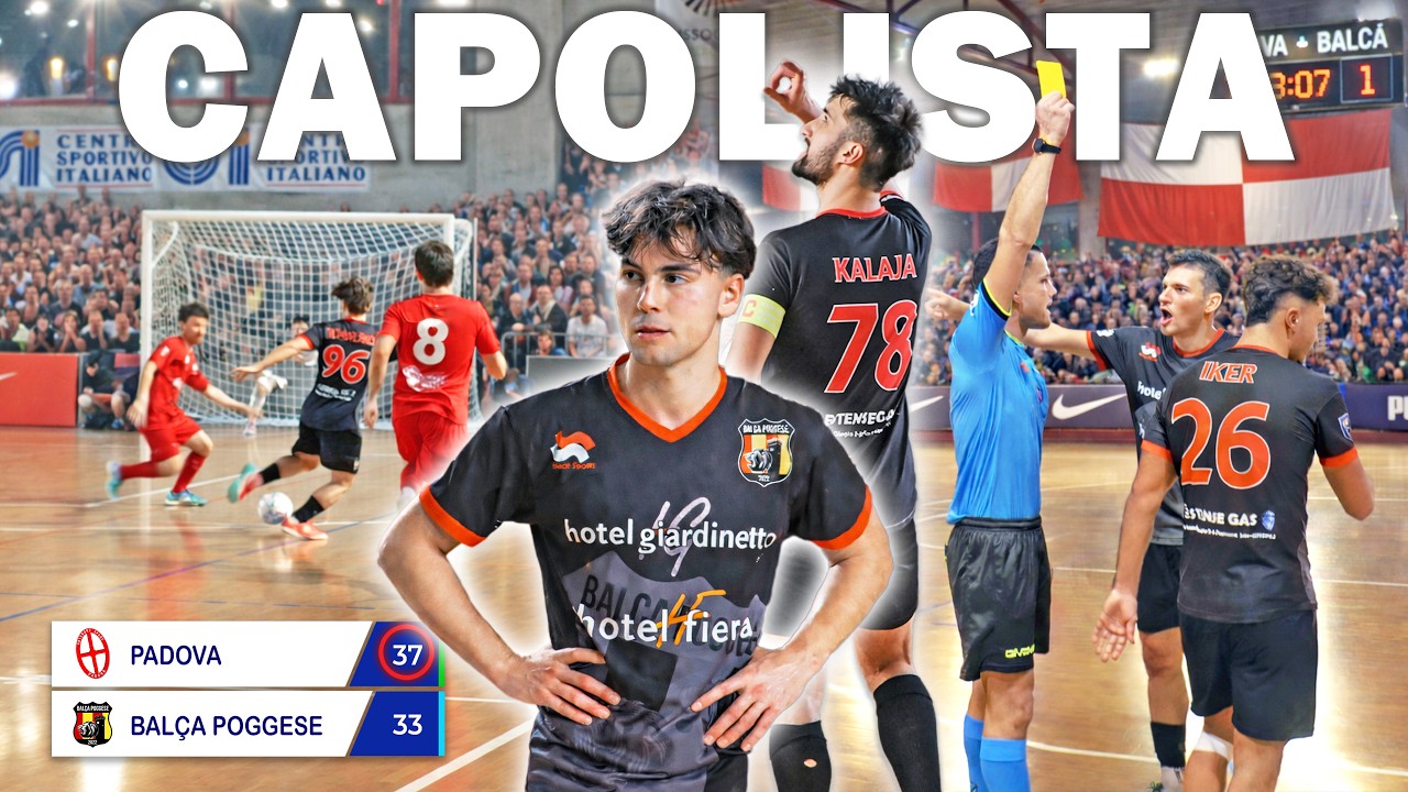 🏆⚽ LA PARTITA PIÙ IMPORTANTE! SFIDA al VERTICE in SERIE B di FUTSAL (più di 300 tifosi contro)