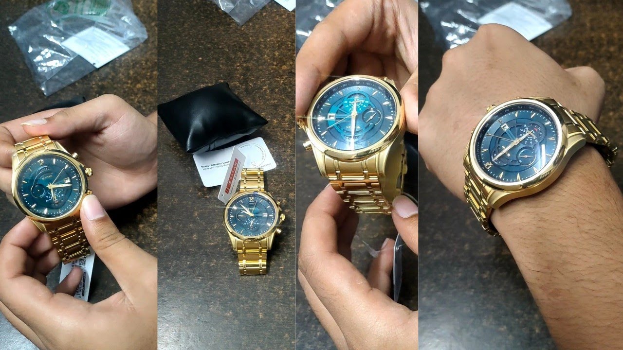 Unboxing,Review of Titan Regalia Premium Green Dial Quartz watch with stainless steel,price details