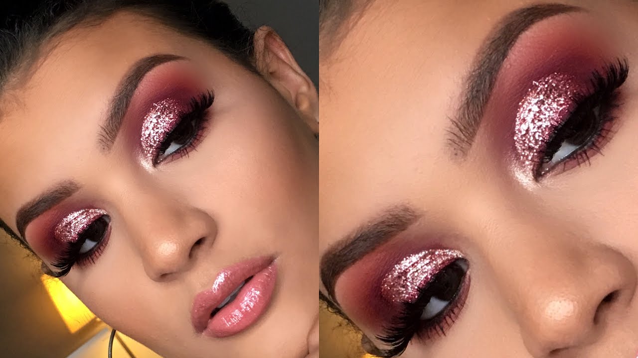 MAQUILLAJE ECONÓMICO PASO A PASO: LOOK DRAMÁTICO + GLITTER | AbrilDoesMakeup ♡