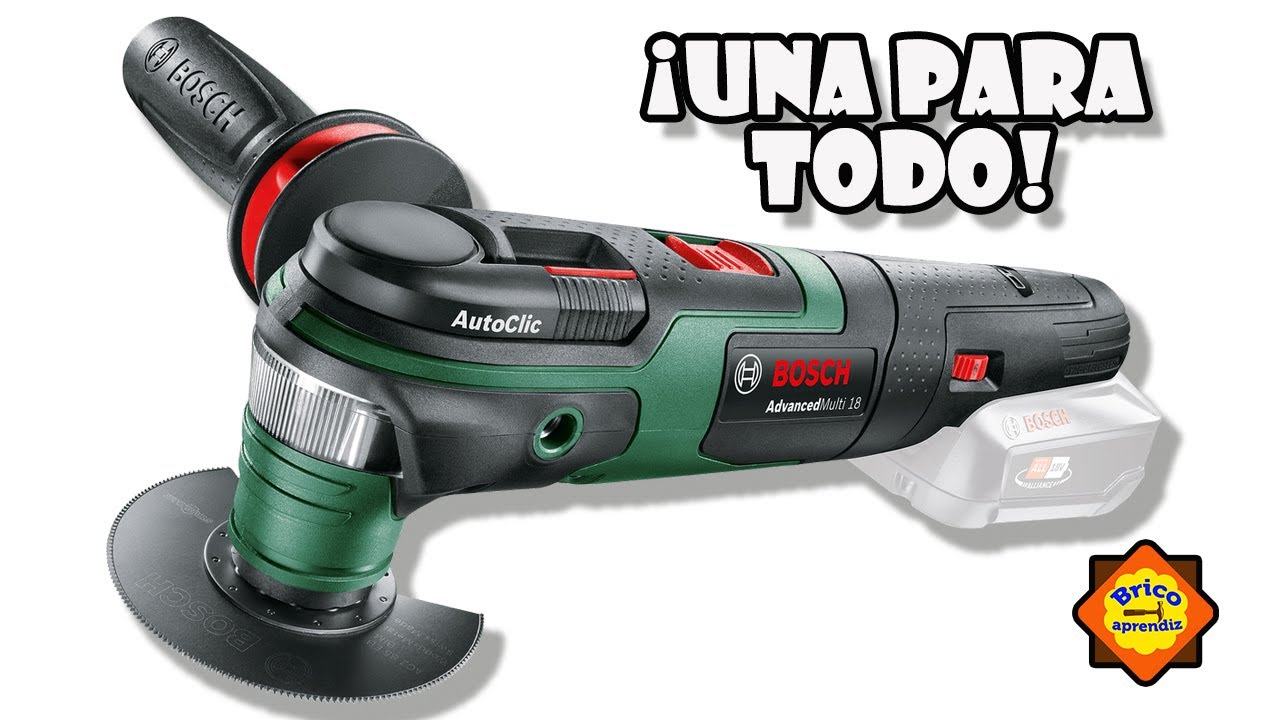 multifunción Bosch Advanced Multi 18 - unboxing, prueba y opinión.