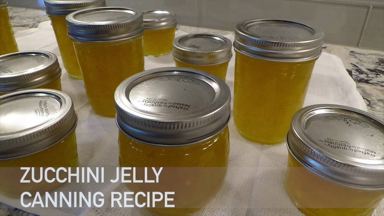 Zucchini Jelly Canning Recipe