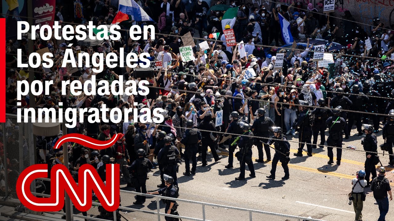 Guardia Nacional realiza arrestos contra manifestantes durante protestas en Los Ángeles