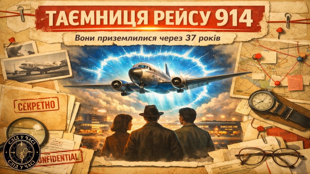 Таємниця рейсу 914.Пасажирський літак зник та повернувся з минулого.