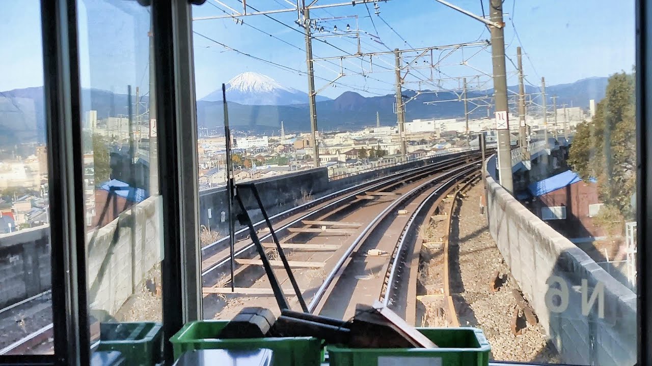 御殿場線前面展望その１ 国府津→山北 《Cabview Japanrail Gotenba Line Kouzu → Yamakita＞