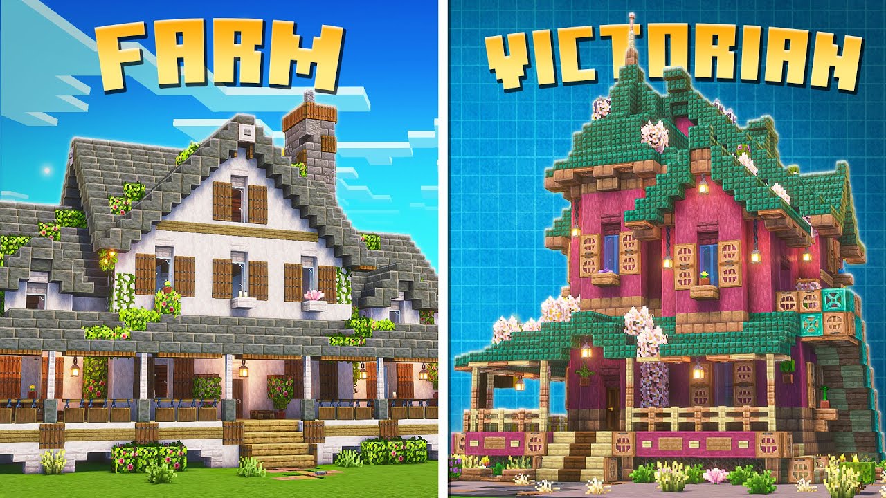 10 реальных стилей домов, идеально воссозданных в Minecraft.