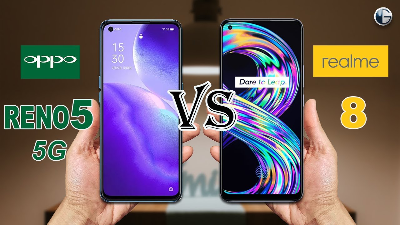 OPPO RENO5 5G vs REALME 8 || Full Specs Comparison