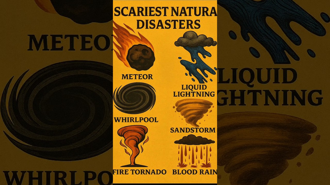 part-2🌍 WORLD SCARIEST NATURAL DISASTERS #shorts