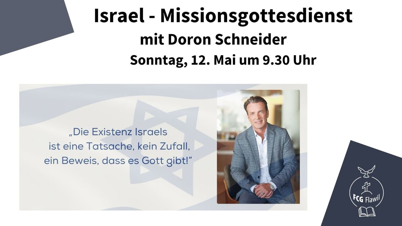 Israel-Mission mit Doron Schneider | Missionsgottesdienst 12.05.2024
