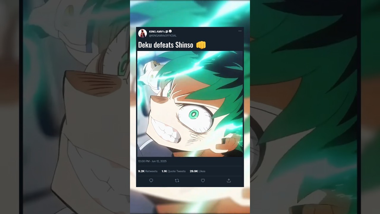 Deku defeats Shinso 👊 | 