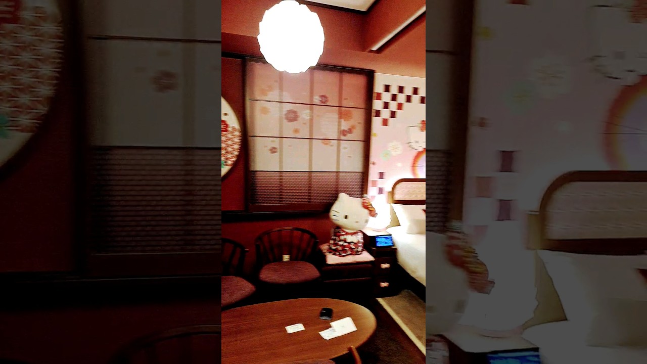 Hello Kitty Hotel Room #japan #hellokitty #japantravel #sanrio #hellokittystuff #cute #hotelroom