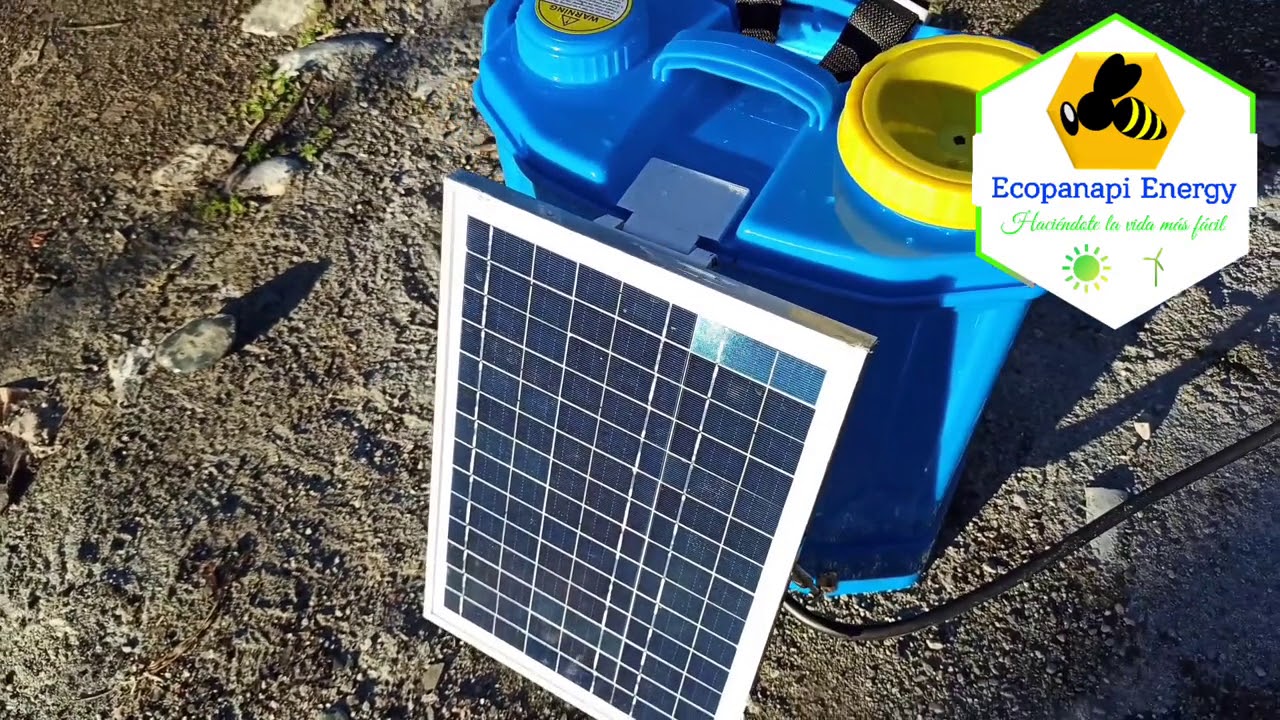 Pulverizador, Atomizador, Mochila Fumigadora Recargable Eléctrica y solar - Ecopanapi Energy
