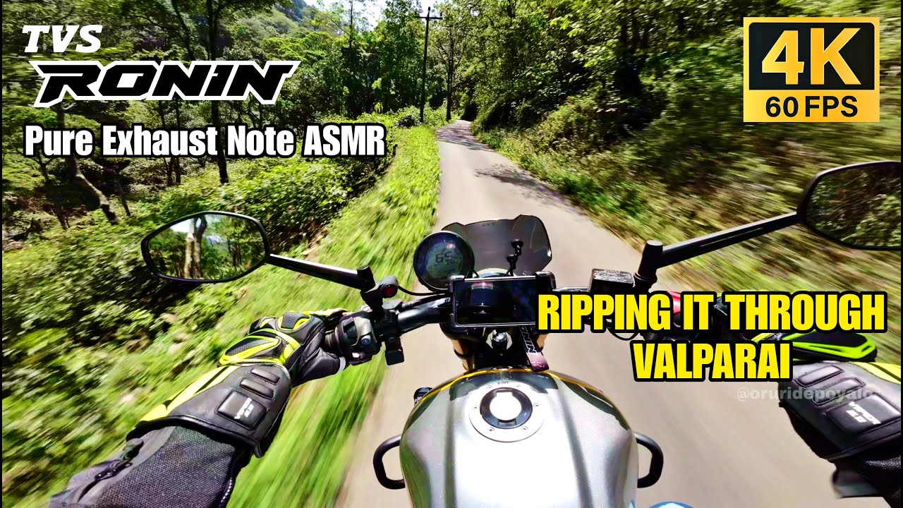 TVS Ronin - Pure Exhaust Note ASMR - Riding POV - Valparai