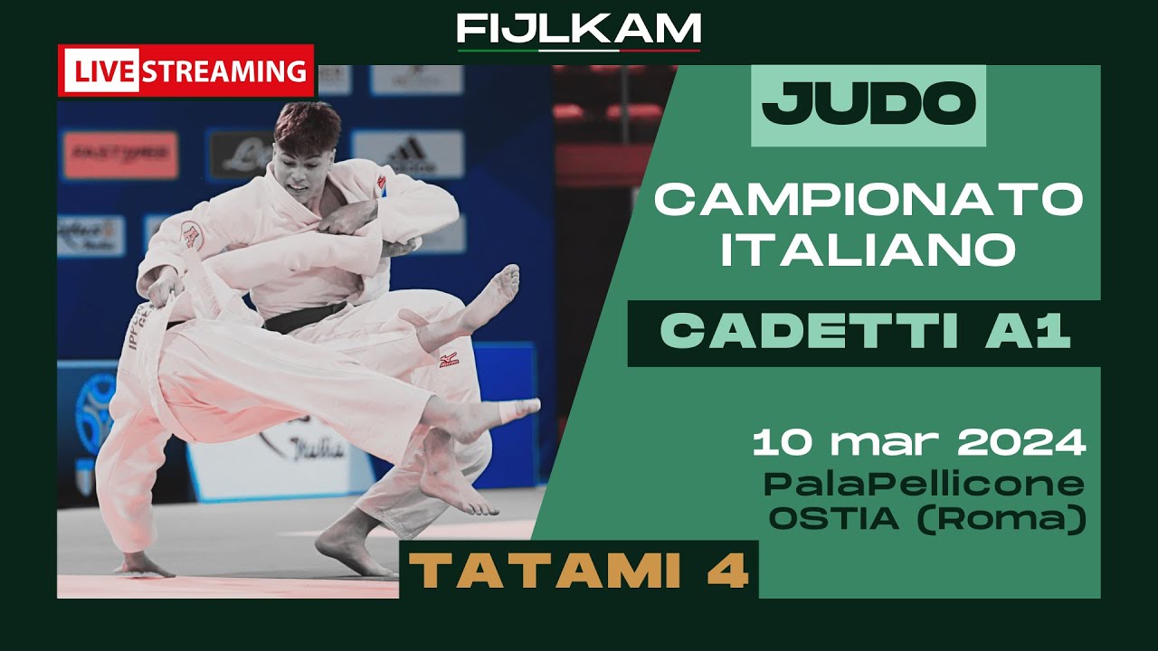 JUDO - Campionato Italiano Cadetti A1 2024 - Tatami4