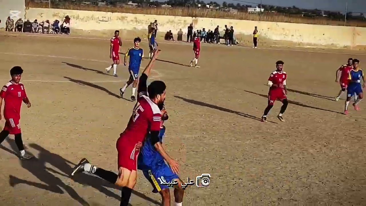في ملعب العجاربية الرياضي فوز فريق الشروق 5-1 شباب الشروق 