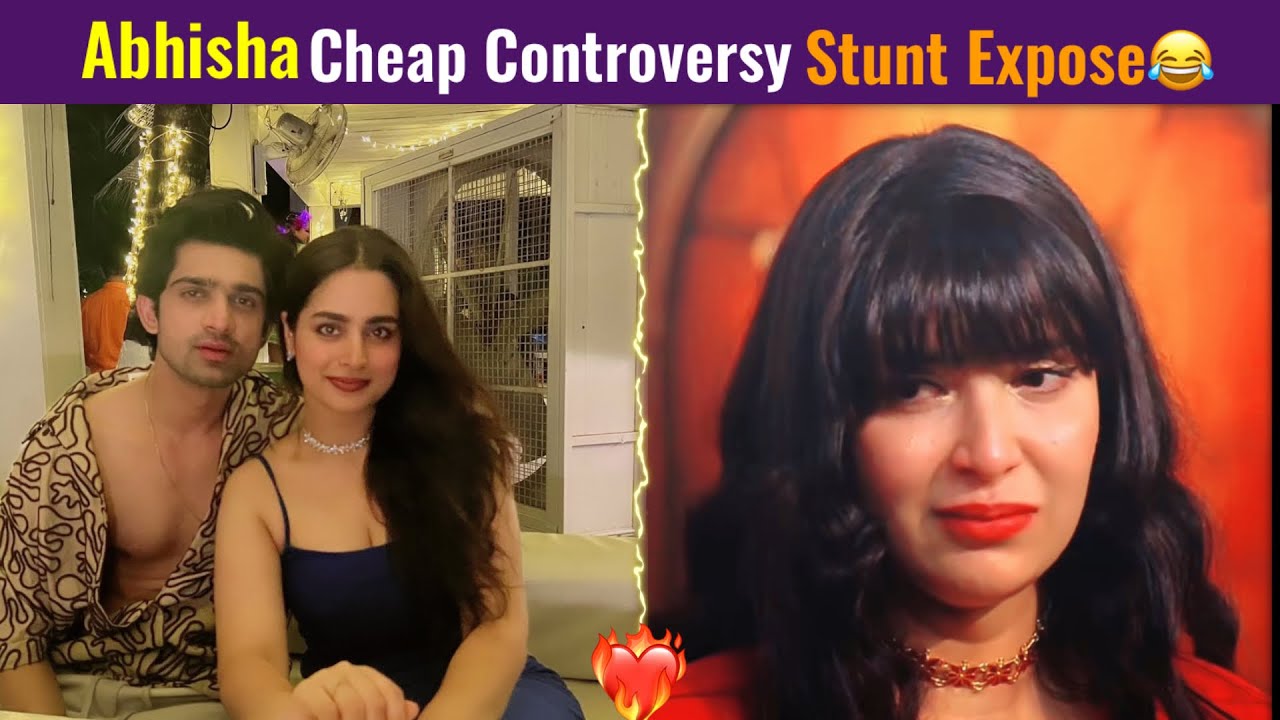 Abhishek Ayesha Fake Controversy Stunt Expose 😬| #abhizaadi #abhishek #khanzadi ￼