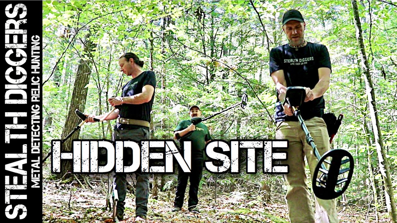 Out metal detecting we stumbled upon a cellar hole that had never been detected in NH