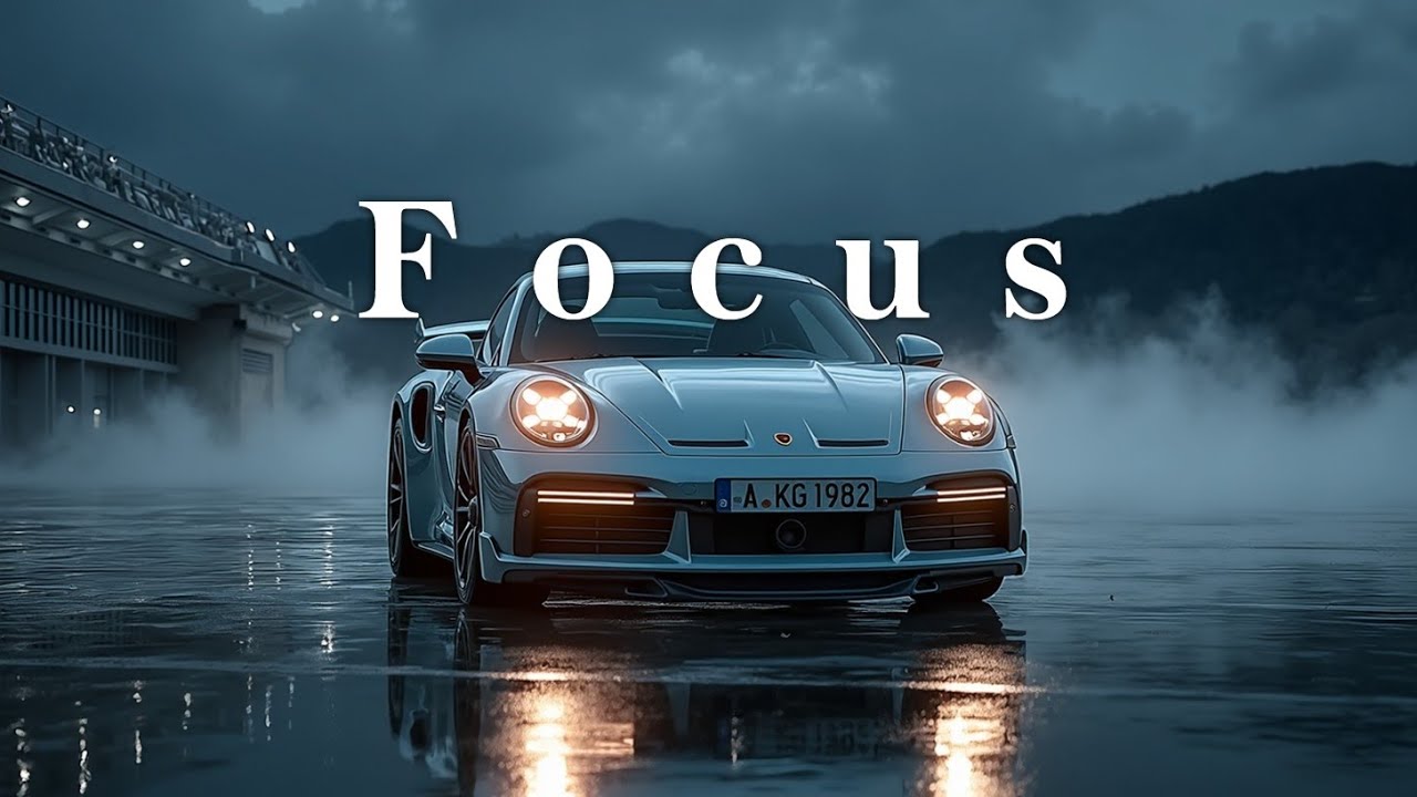 Deep Focus Drive ~ Porsche Night Mood | Elite Deepwork Music for Study & Work