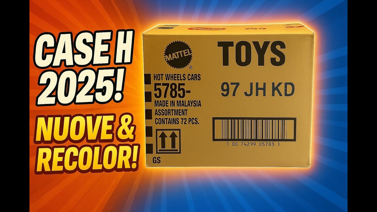 🔥 Case H 2025 Hot Wheels – Tutte le Novità e Recolor!