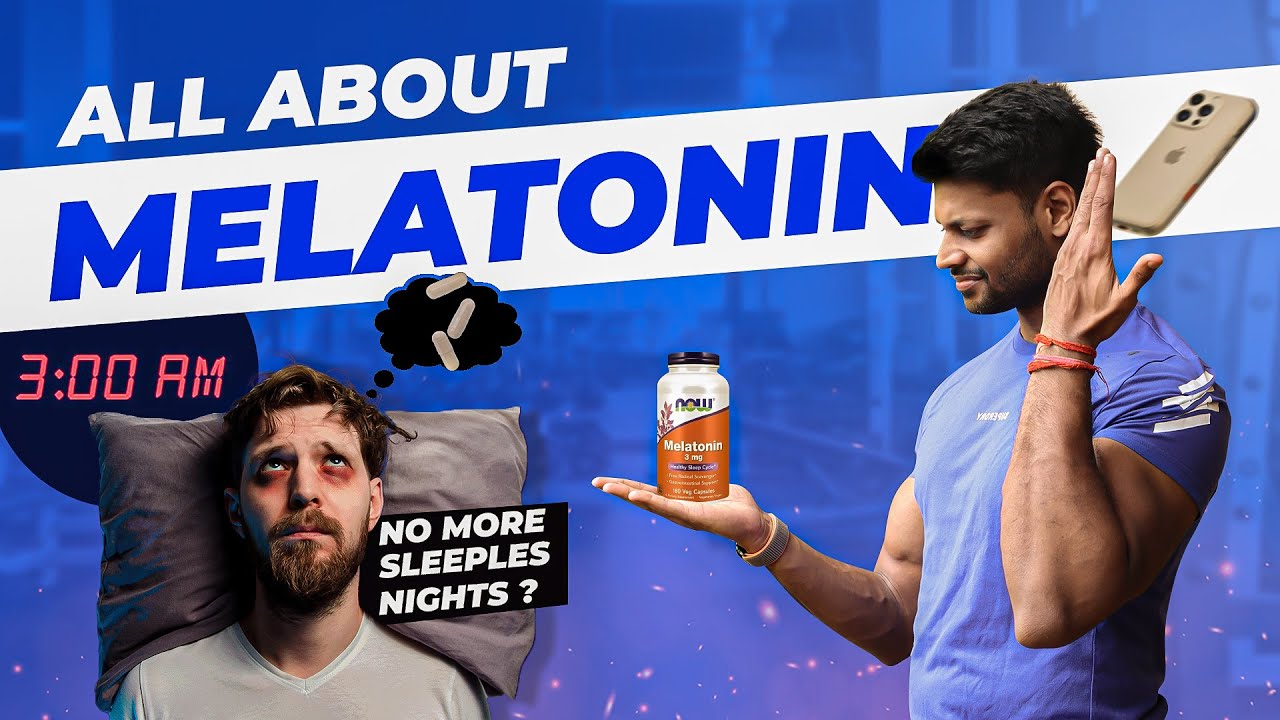 DOES MELATONIN SUPPLEMENT HELP YOU SLEEP ✅ ❌ || #fitness #health #bodybuilding