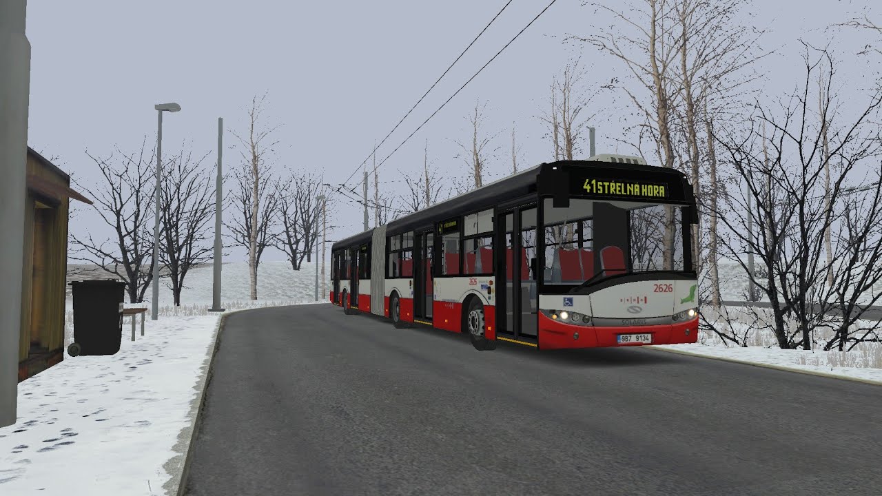 Simt Simulator Solaris Urbino 18 DPMB Ev.č 2626 na nové lince 41 Střelná Hora