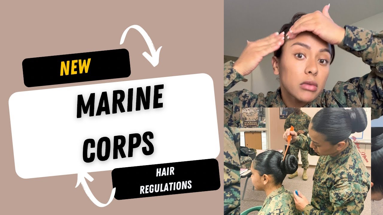 NEW MARINE CORPS HAIR REGULATIONS FOR FEMALES| MILITARY WOMEN NEW HAIRSTYLE| MILITARY HAIR