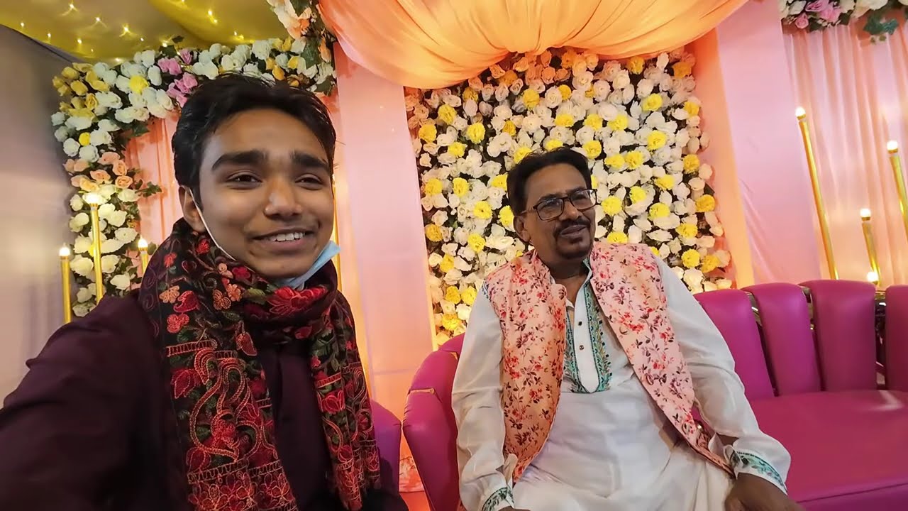 শান্ত ভাইয়ের ( কাজিন ) বাড়ি গেলাম। বৌভাত অনুষ্ঠান। গায়ে হলুদ।