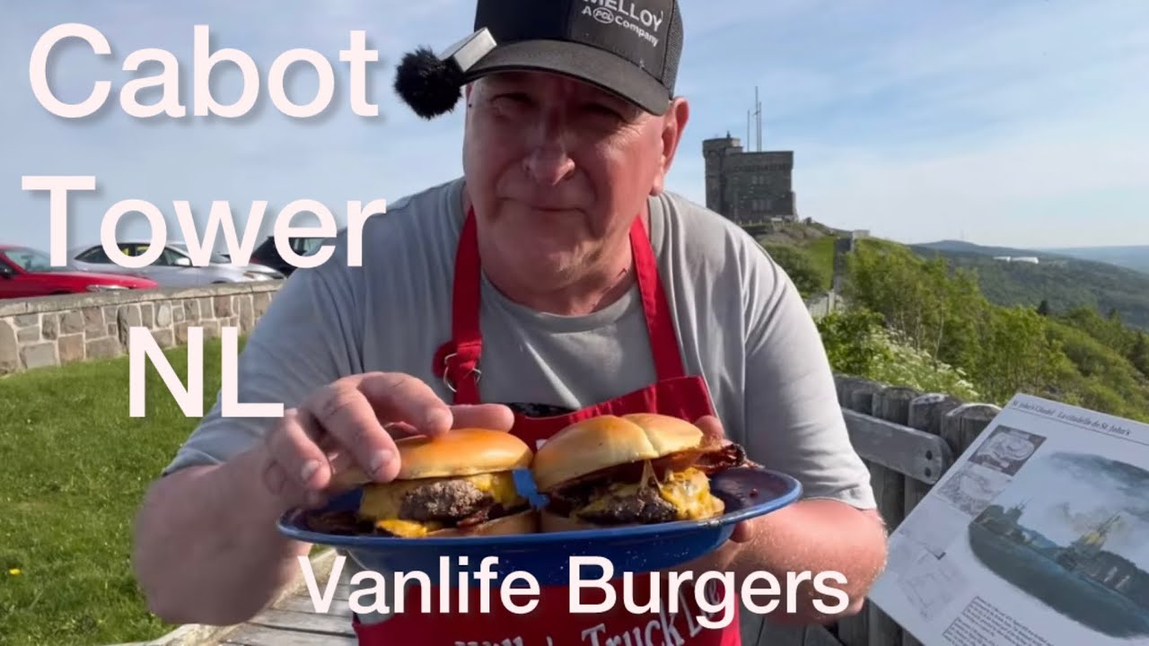 Newfoundland Bacon Cheeseburger #newfoundland #vanlife #cooking