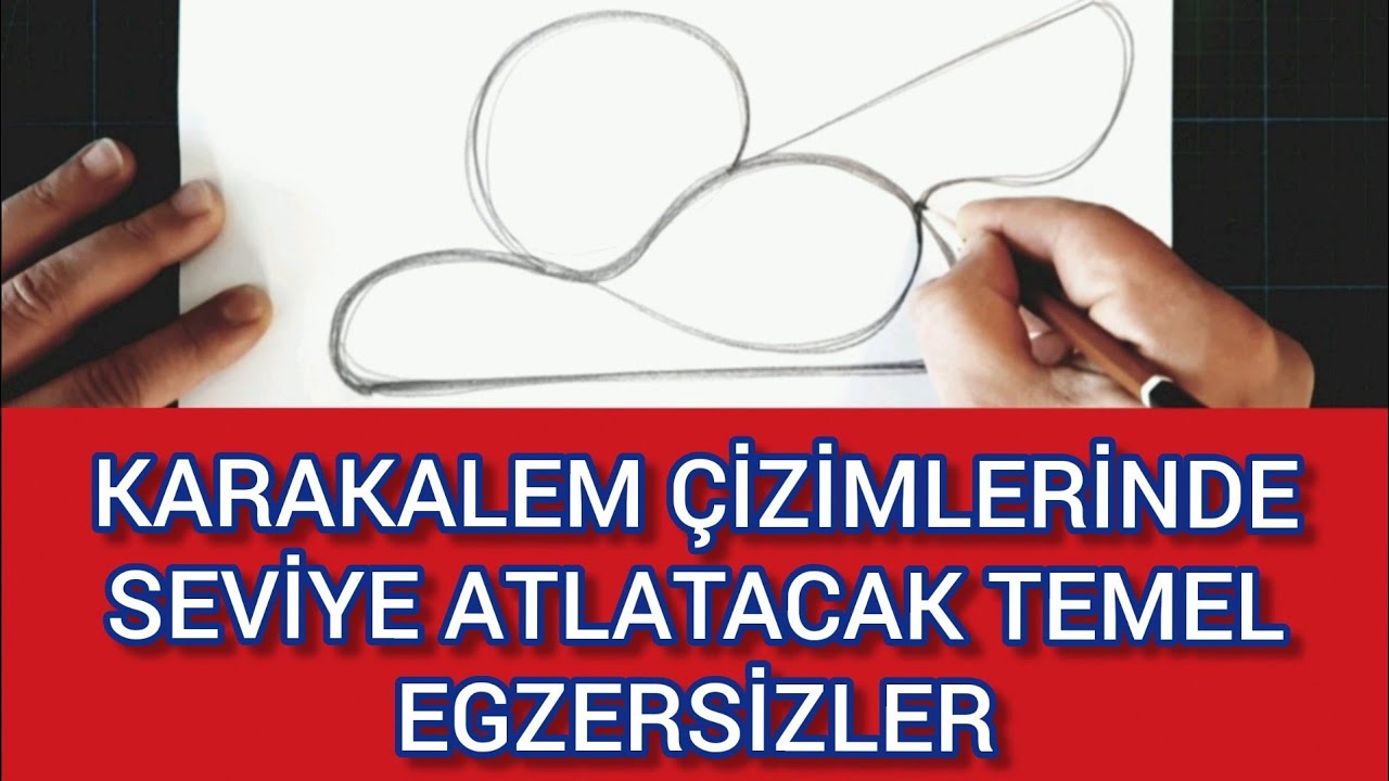 ✍ Karakalem Çizimlerinde Seviye Atlatacak 3 Basit Egzersiz. #Karakalem #Egzersiz #Sketch #Çizim