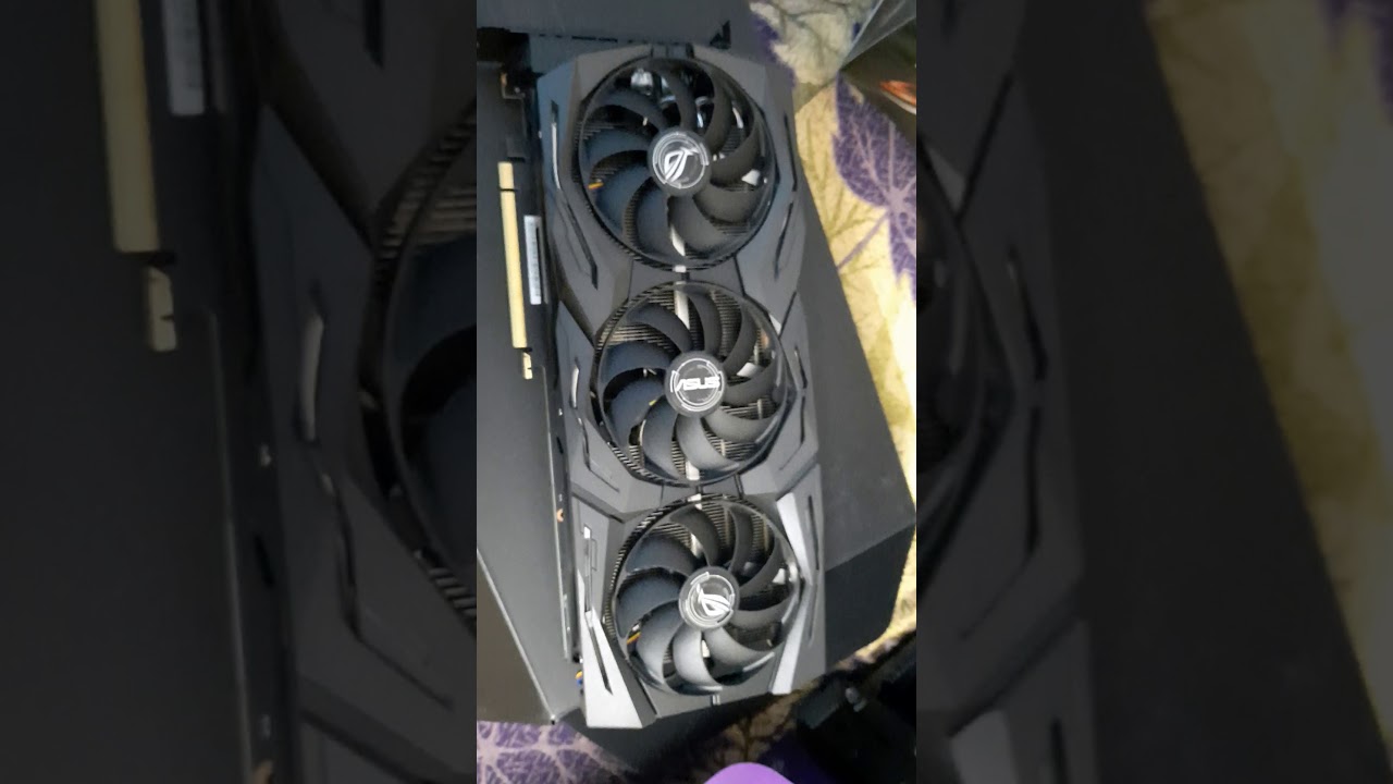 Unboxing of Asus RTX 2080S A8G
