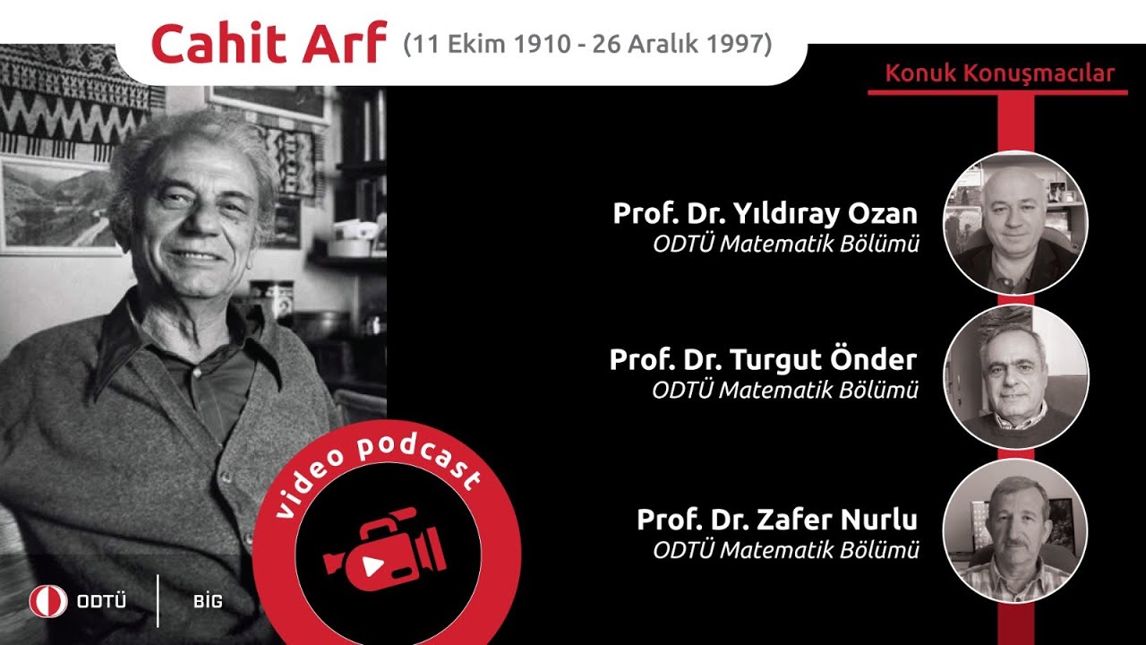 Dünyaca ünlü matematikçimiz Cahit Arf'ı 111. doğum gününde anıyoruz!