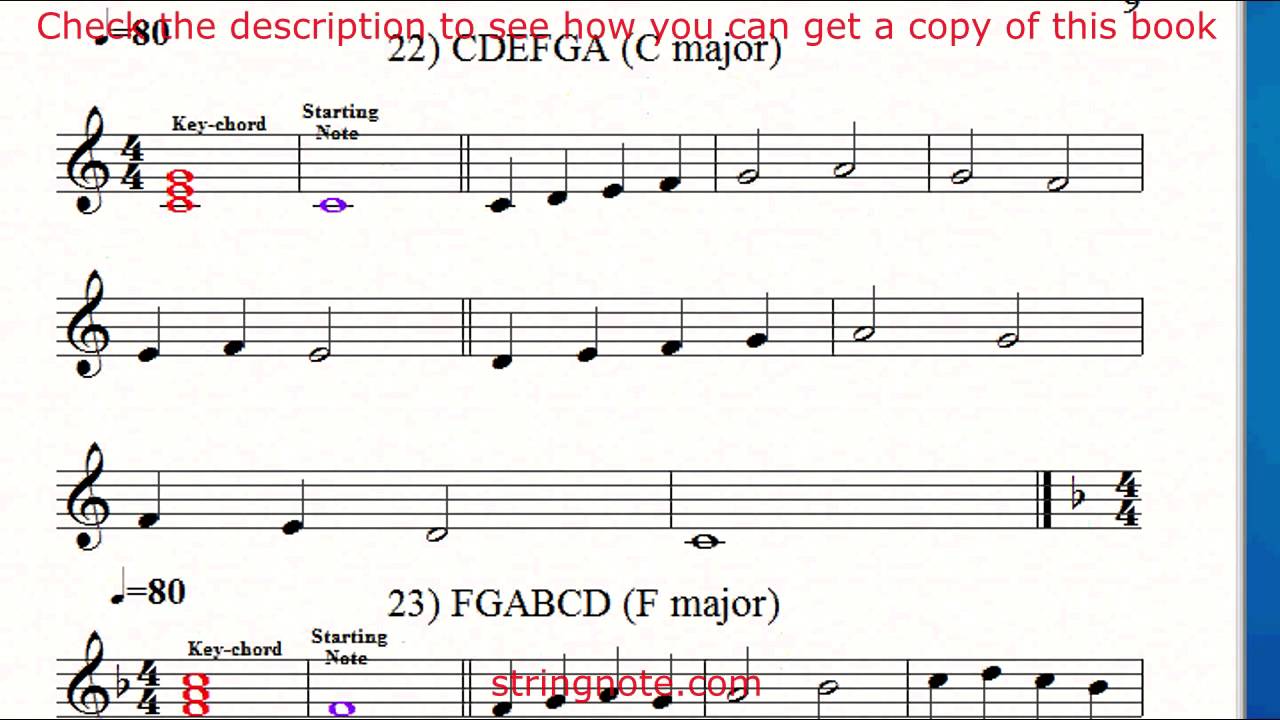 Learn to sing notes on a music sheet Grade 1 Part 2