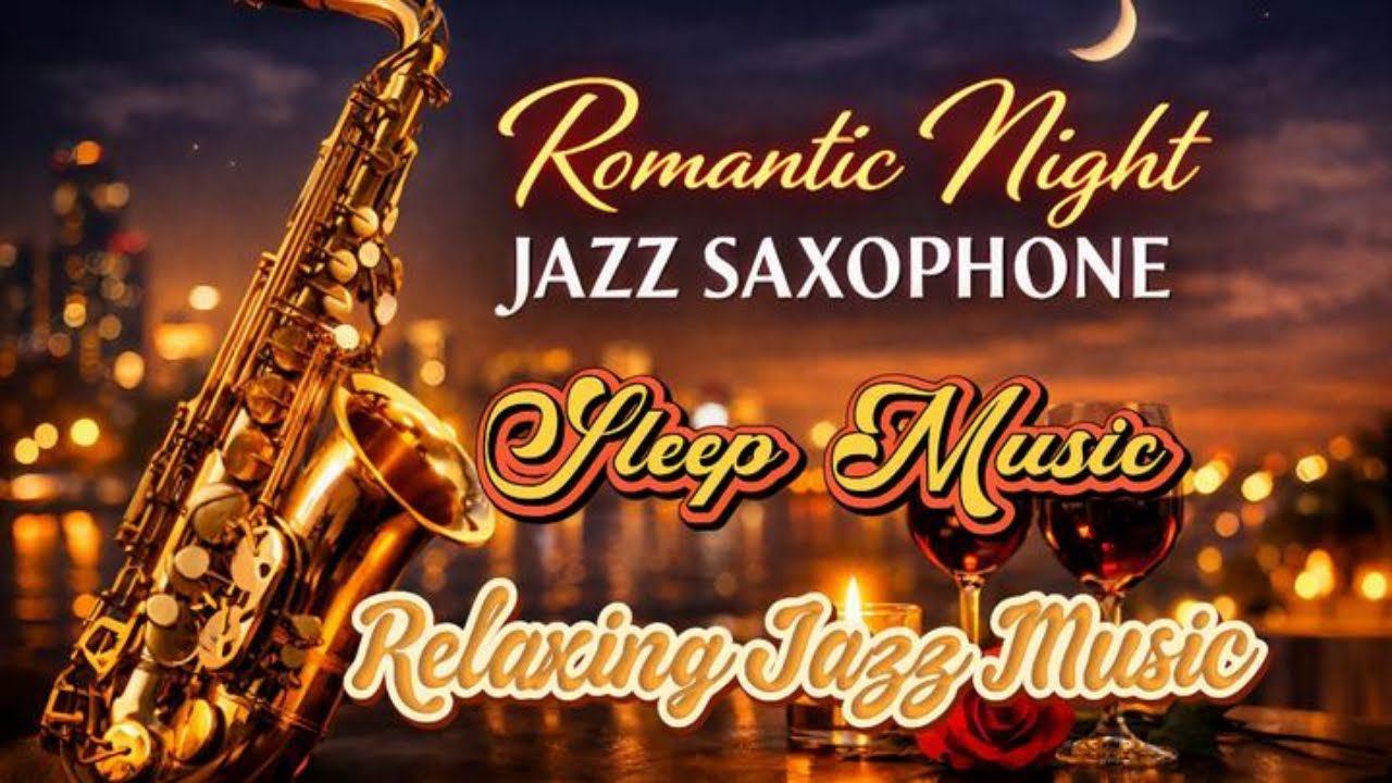 Late Night Jazz Saxophone Romantic | Calm Background Music | MDM music official
