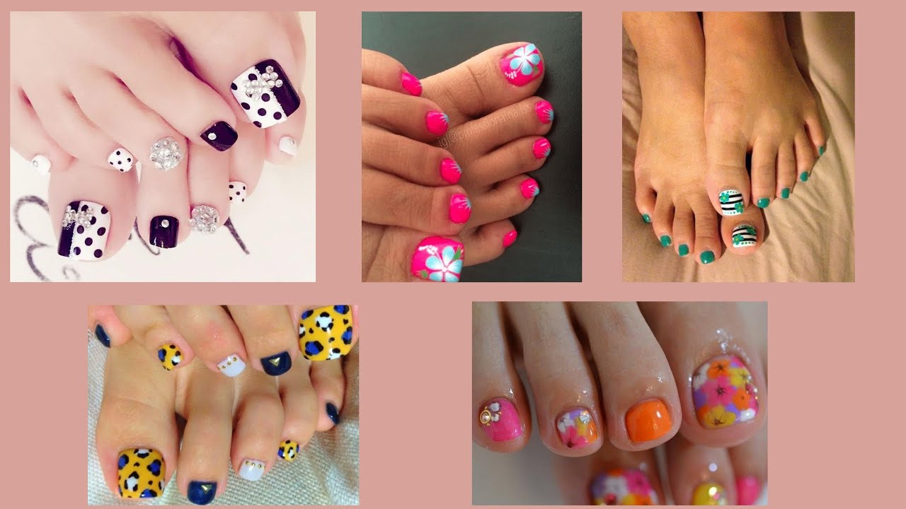 + de 30 INSPIRAÇÃO DE UNHAS DECORADAS PARA OS PÉS