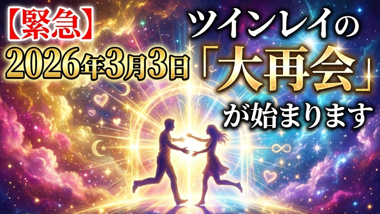 【衝撃】もう逃れられない引力。3月3日を境に、ツインレイ男性があなたへ向かって走り出す「大激変」のシナリオ