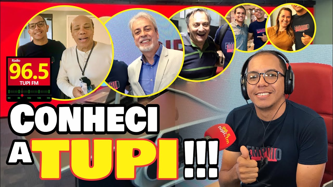 Conhecendo os novos stúdios da Rádio Tupi do Rio de Janeiro. #tupi #radio #fm