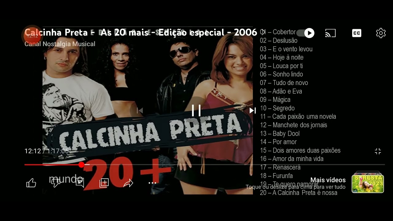 CALCINHA PRETA AS MELHORES ( 6 MUSICAS ) ♥ 🎶