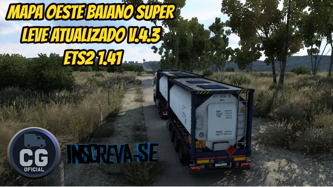 Mapa Oeste Baiano Super Leve Atualizado V.4.3 Ets2 1.41