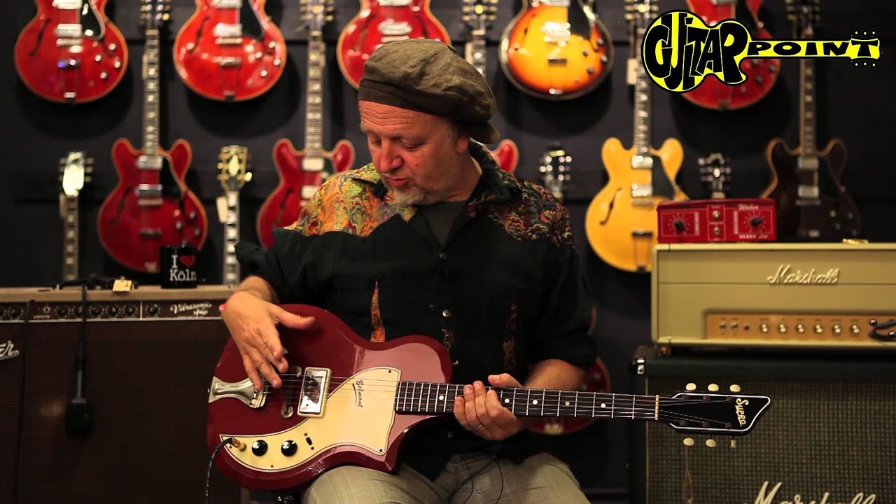 1961 Supro 1570 Belmont - Maroon / GuitarPoint / Vintage Guitars