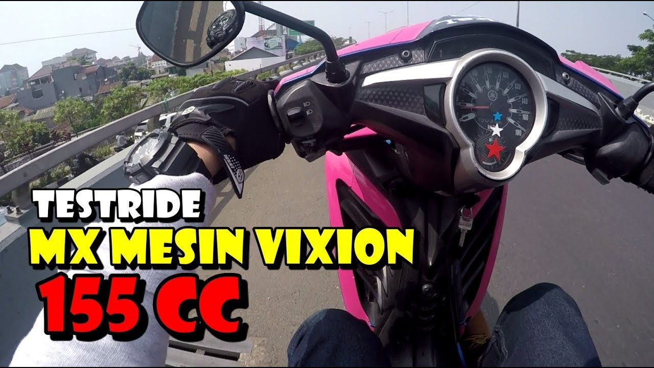 JUPITER MX MESIN VIXION JADI 155CC - GASS DIKIT WHEELIE
