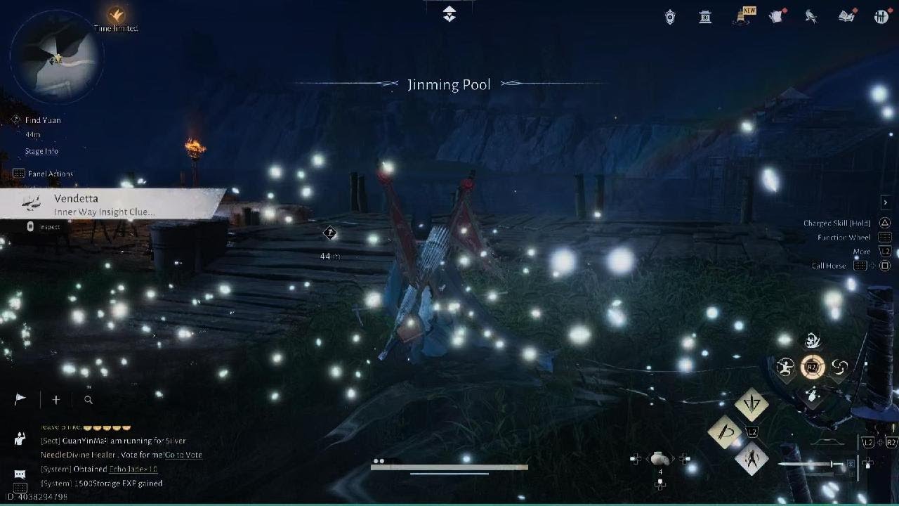 Where Winds Meet Jinming Pool Secrets trophy